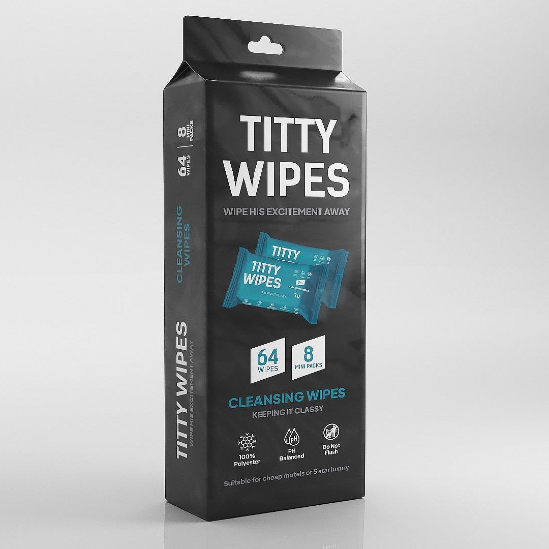 Titty Wipes 8 Packs-64 Wipes